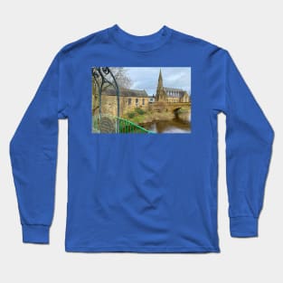 The River Wansbeck at Morpeth in Northumberland. Long Sleeve T-Shirt